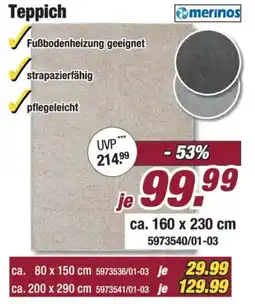 Poco Teppich merinos Angebot