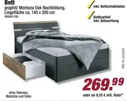 Poco Bett graphit/Montana Oak Nachbildung Angebot