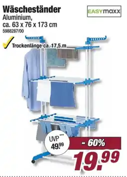 Poco Wäscheständer Aluminium Angebot