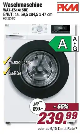 Poco PKM Waschmaschine WA7-ES1415NE Angebot
