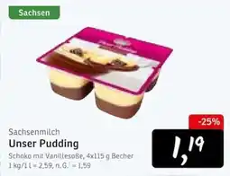 KONSUM Sachsenmilch Unser Pudding Angebot