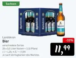 KONSUM Landskron Bier Angebot