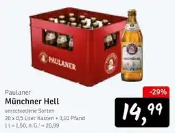 KONSUM Paulaner Münchner Hell Angebot