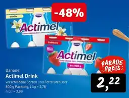 KONSUM Danone Actimel Drink Angebot