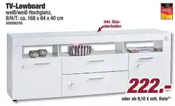 Poco TV-Lowboard weiβ/weiß Hochglanz Angebot