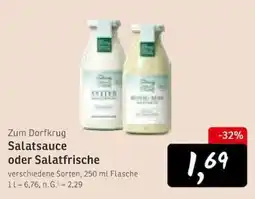 KONSUM Zum Dorfkrug Salatsauce oder Salatfrische Angebot