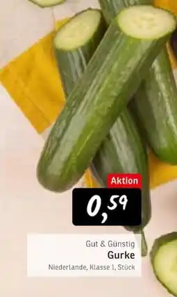 KONSUM Gut & Günstig Gurke Angebot