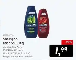 KONSUM schauma Shampoo oder Spülung Angebot