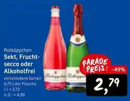 KONSUM Rotkäppchen Sekt, Fruchtsecco oder Alkoholfrei Angebot