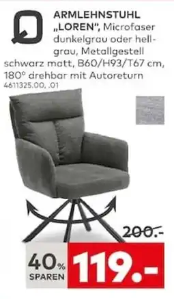 porta ARMLEHNSTUHL "LOREN" Angebot