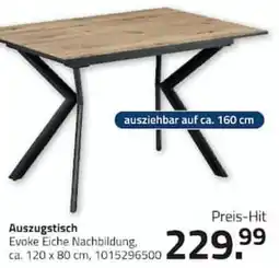 ROLLER Auszugstisch Evoke Eiche Nachbildung Angebot
