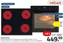 ROLLER MICAN Einbauherdset Angebot