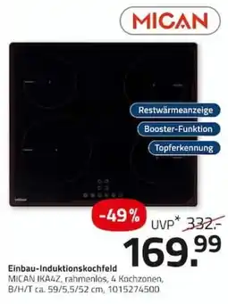 ROLLER MICAN Einbau-Induktionskochfeld Angebot