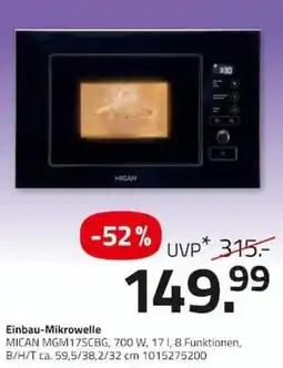 ROLLER Einbau-Mikrowelle MICAN Angebot