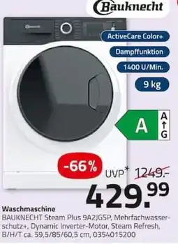 ROLLER BAUKNECHT Waschmaschine Angebot