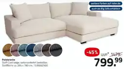 ROLLER Polsterecke Angebot