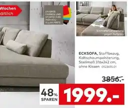 porta ECKSOFA, Stoffbezug, Kaltschaumpolsterung Angebot