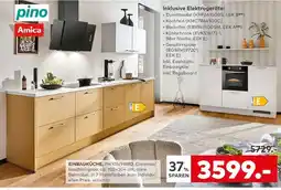 porta EINBAUKÜCHE, PN105/PN80, Caramel/kaschmirgrau Angebot