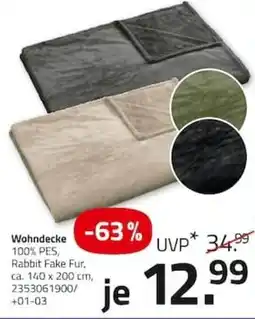 ROLLER Wohndecke Angebot