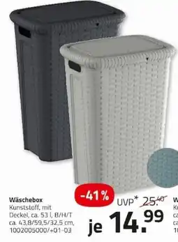 ROLLER Wäschebox Kunststoff Angebot