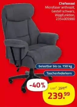 ROLLER Chefsessel Microfaser anthrazit Angebot