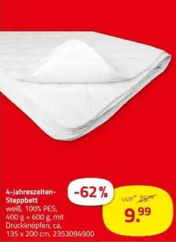 ROLLER 4-Jahreszeiten-Steppbett Angebot