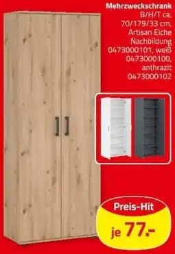 ROLLER Mehrzweckschrank Artisan Eiche Angebot