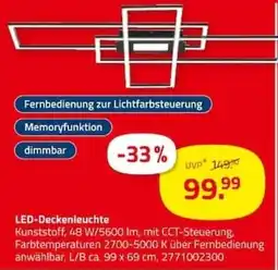 ROLLER LED-Deckenleuchte Angebot