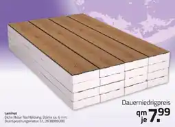 ROLLER Laminat Eiche Natur Nachbildung Angebot
