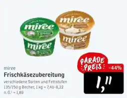KONSUM miree Frischkäsezubereitung Angebot