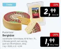 KONSUM Pustertaler Bergkäse Angebot
