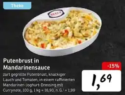 KONSUM Putenbrust in Mandarinensauce Angebot