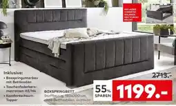 porta BOXSPRINGBETT Stoffbezug, 180x200 cm Angebot