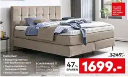 porta BOXSPRINGBETT Stoffbezug, 180x200 cm, ohne Betttextilien Angebot