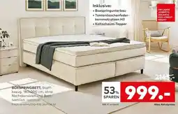 porta BOXSPRINGBETT, Stoffbezug Angebot