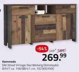 ROLLER Kommode Old Wood Vintage Nachbildung/Betonoptik Angebot