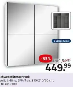 ROLLER Schwebetürenschrank Angebot