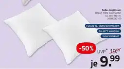 ROLLER Feder-Kopfkissen Angebot