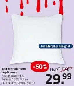 ROLLER Taschenfederkern-Kopfkissen Angebot