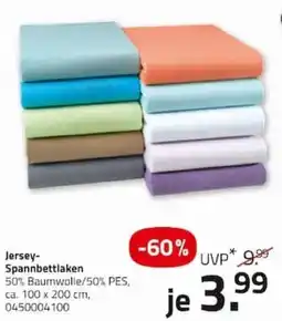 ROLLER Jersey-Spannbettlaken Angebot