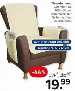 ROLLER Sesselschoner Lammflor Angebot