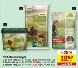 toom Baumarkt Bio Toom Herbst Rasendünger Angebot