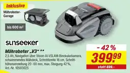 toom Baumarkt sunseeker Mähroboter „V3“ Angebot