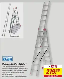 toom Baumarkt KRAUSE Vielzweckleiter „Tribilo“ Angebot