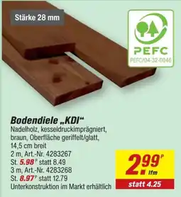toom Baumarkt Bodendiele „KDI“ Angebot