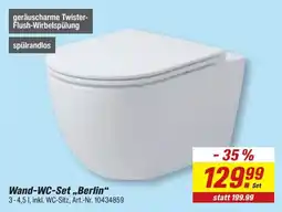 toom Baumarkt Wand-WC-Set „Berlin“ Angebot
