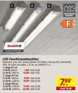 toom Baumarkt LED-Feuchtraumleuchten toom Angebot