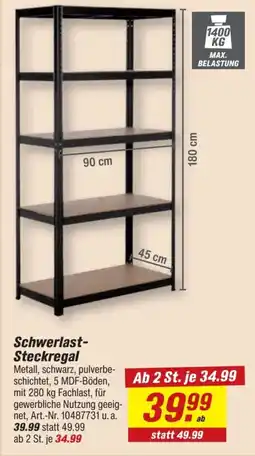 toom Baumarkt Schwerlast-Steckregal Angebot