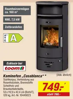 toom Baumarkt Kaminofen „Casablanca“ Angebot