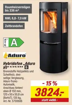 toom Baumarkt Hybridofen „Aduro H1“ Angebot